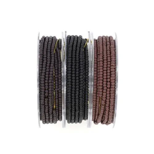 Miniatura 11 de 1000 cuentas precargadas de nano-cuentas forradas de silicona de 0.118 pulgadas para extensiones de cabello, extensiones de cabello humano