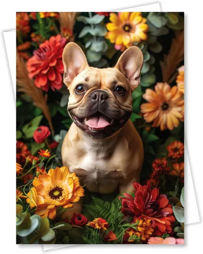 Miniatura 14 de Boston Terrier - Tarjeta de felicitación para todas las ocasiones de la colección Unique Dog Party Delights, grande, 5 x 7 pulgadas