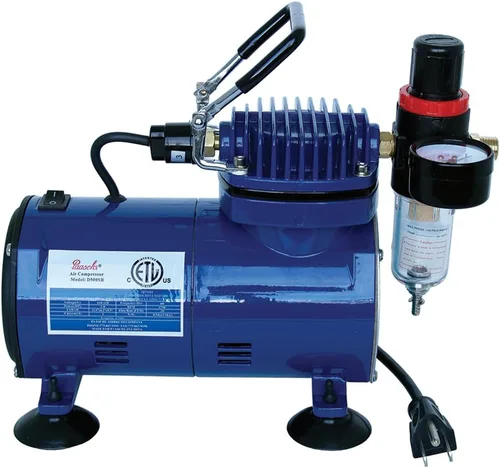 Miniatura 4 de Paasche D3000R compresor de 1/5 HP con tanque, regulador y trampa de humedad.