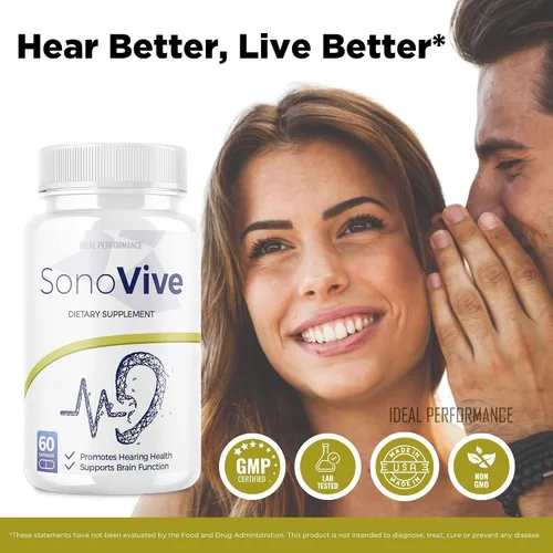 Miniatura 6 de IDEAL PERFORMANCE (3 unidades) Sonovive Cápsulas Píldoras para la audición Sonovive Suplemento para la audición (180 cápsulas)