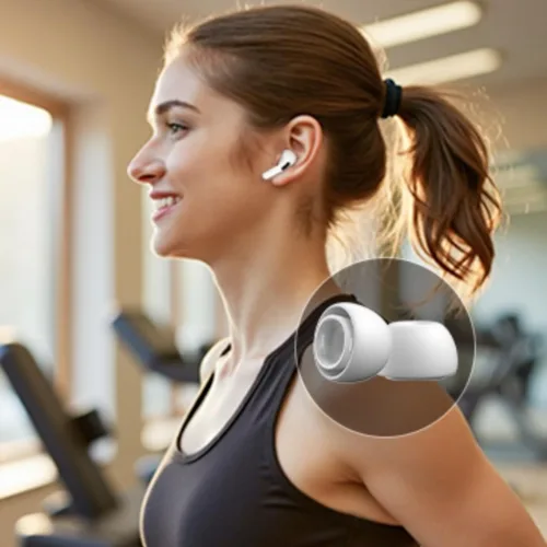 Miniatura 6 de [12 piezas S/M/L] Serizalela - Almohadillas de repuesto para AirPods Pro/AirPods Pro 2 de silicona con caja de almacenamiento portátil