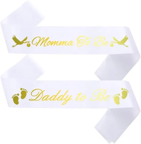 Miniatura 2 de Banda para mamá con bandera de colores de Estados Unidos; paquete de bandas para baby shower, recuerdos, suministros para mamá revelación de género