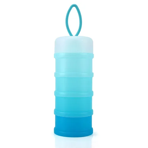 Miniatura 17 de Accmor 2 unidades de dispensador de fórmula para bebés para llevar, dispensador de fórmula apilable, contenedor de fórmula para llevar, contenedor