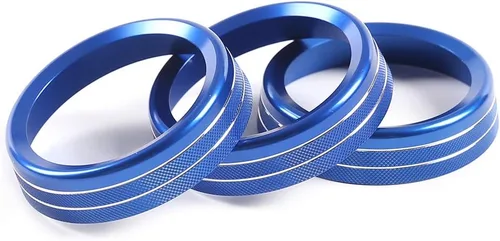 Miniatura 6 de Anillos de ajuste de aire acondicionado trasero para Land Rover Defender 110 2020 accesorios de coche (azul)