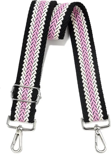 Miniatura 15 de Correa de Bolso Ancha Correa de Hombro Ajustable Correa de Repuesto Cruzada Correa de Bolso de Hardware Plateado