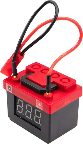 Miniatura 4 de Alarma de bajo voltaje RC Probador de batería Lipo Accesorios de decoración de simulación Compatible con Traxxas TRX4 Axial SCX10 RC4WD D90 Tamiya