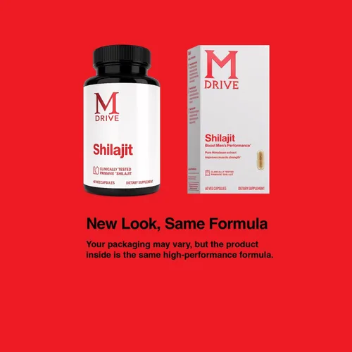 Miniatura 2 de Mdrive Shilajit Cápsulas para hombres 30 porciones de PrimaVie Shilajit de alta pureza para impulso de energía y apoyo inmunológico, 60 cápsulas