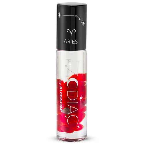 Miniatura 18 de Blossom Brillo de labios con signo del zodiaco con aroma a vainilla, brillo labial roll-on hidratante e hidratante con cristales del zodiaco, Acuario
