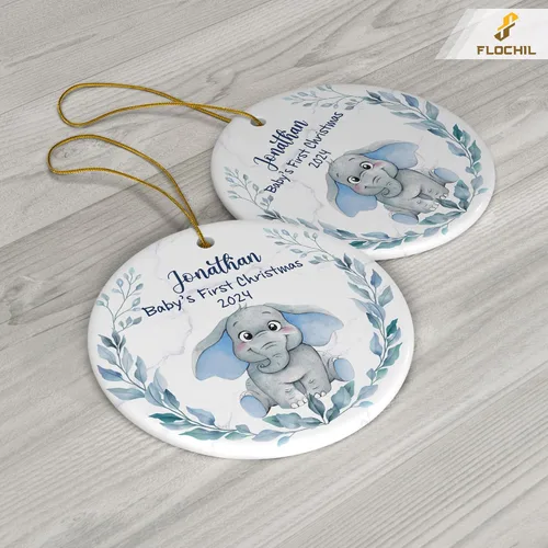 Miniatura 2 de FLOCHIL Adorno personalizado para la primera Navidad del bebé 2023, adorno de la primera Navidad de los bebés 2023, regalo para niños, bebés