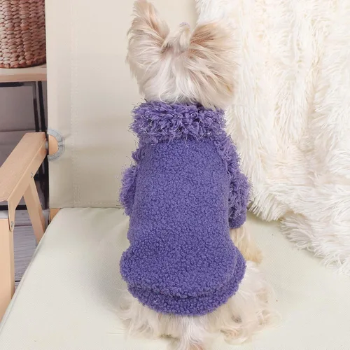 Miniatura 4 de Suéter para Perros Pequeños Niña Niño Ropa de Cachorro Cuello de Tortuga Suéter para Perro XXS Sudadera de Chihuahua Abrigos para Perros Pequeños