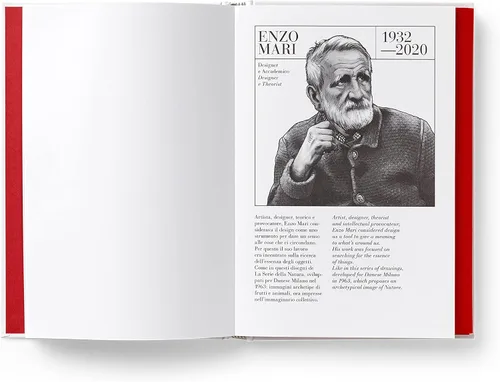 Miniatura 5 de PdiPigna - Cuaderno a rayas A5 tapa dura ENZO MARI DANESE One, La Manzana