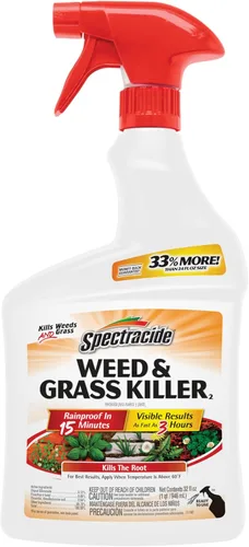 Miniatura 15 de Spectracide Asesino de malezas y hierba de 1 galón, con rociador de potencia continua AccuShot, paquete de 4