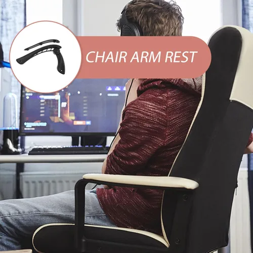Miniatura 8 de Tofficu Accesorios de oficina, 2 piezas, reposabrazos para silla de oficina, soporte vertical, almohadilla universal para silla, codos, antebrazo