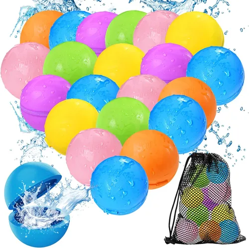 Miniatura 9 de 12 globos de bomba de agua reutilizables, juguete de verano para niños y niñas, juguetes de playa para niños de 3 a 12 años, actividades al aire