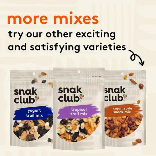 Miniatura 6 de Snak Club Energizer Trail Mix con cacahuetes salados tostados, pasas, caramelos de chocolate M&M'S, almendras tostadas, aperitivo sin gluten