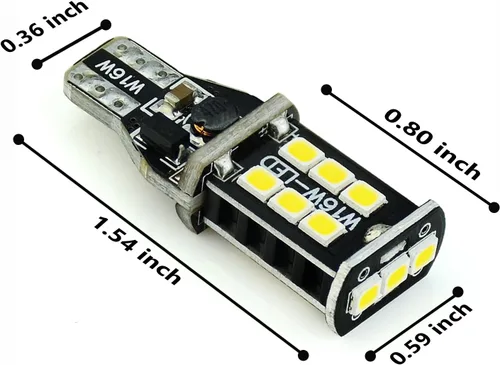 Miniatura 7 de Focos ledes, muy brillantes, de xenón blanco, para chips 921, 912, 3035 (solo para luces traseras)