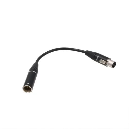 Miniatura 4 de Cable de extensión de adaptador de audio para micrófono Shure Headset SM-93 WBH WL Body Pack Transmisor Mini XLR 4 Pin TA4F macho a hembra (1)