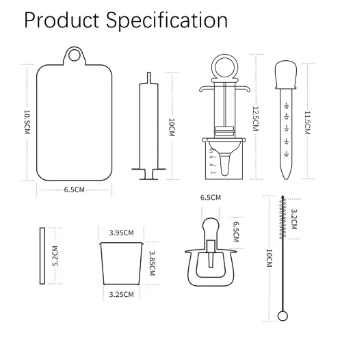 Miniatura 8 de Kit dispensador de medicamentos para bebés, 3 piezas, jeringa de medicina infantil de silicona, dispensadores de chupetes para niños pequeños