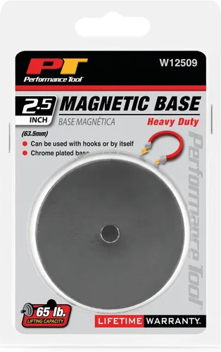 Miniatura 2 de Performance Tool W12509 Base magnética de 2-1/2 pulgadas con brazo ajustable para medir ángulos precisos y sujeción segura del metal