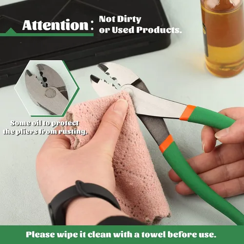 Miniatura 7 de SPEEDWOX Herramienta de prensado de corte de alambre Alicates eléctricos Alicates Crimper Cutter Alicates de crimpado de terminales eléctricos