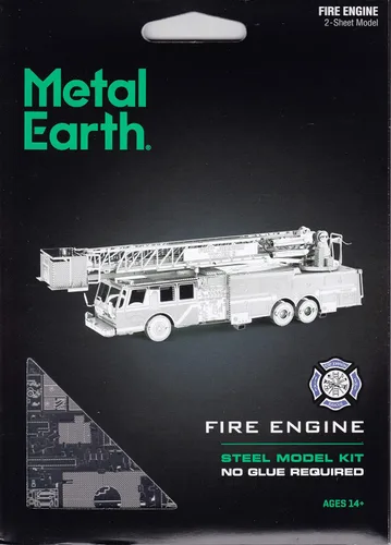 Miniatura 6 de Metal Earth Kit de modelo de metal 3D de camión de bomberos Fascinaciones