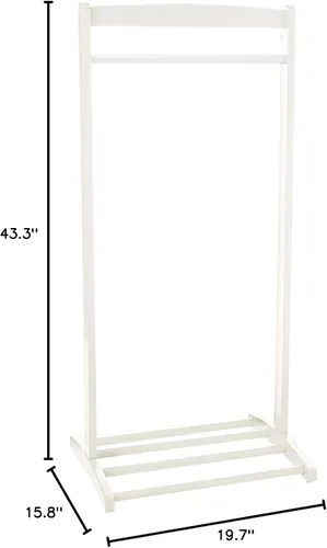 Miniatura 4 de Frenchi Home Furnishing - Percha para ropa infantil Blanco