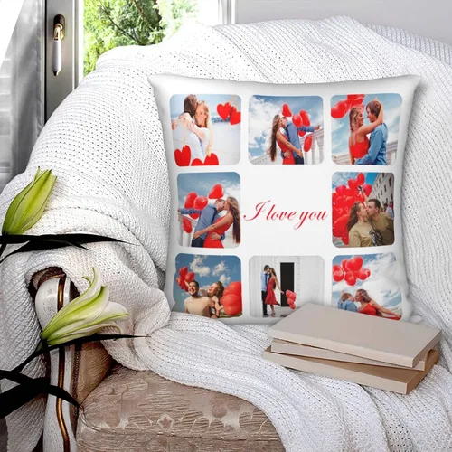 Miniatura 3 de FCQIANKM Funda de almohada personalizada, funda de almohada con foto personalizada con texto de imagen, funda de almohada personalizada, regalos