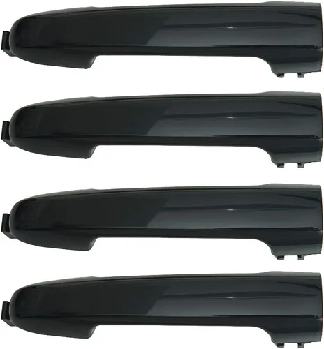 Miniatura 8 de Manija de puerta compatible con Hyundai Sonata 2005 2006 2007 2008 2009 2010 82651-3K000 826513K000 exterior exterior negro delantero lado