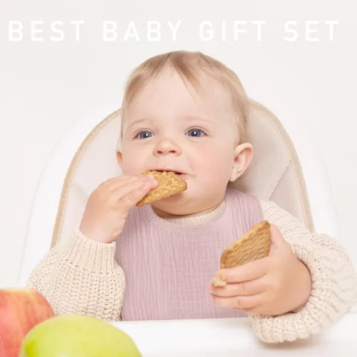 Miniatura 3 de Baberos de muselina unisex para niños y niñas, paquete de 10 baberos de algodón suave para babeo de dentición, regalo esencial de ducha