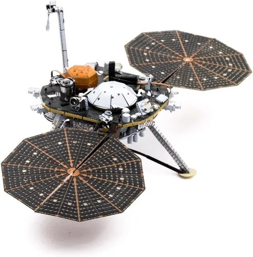 Miniatura 4 de Metal Earth Fascinations Insight Mars Lander 3D Kit de modelo de metal con pinzas