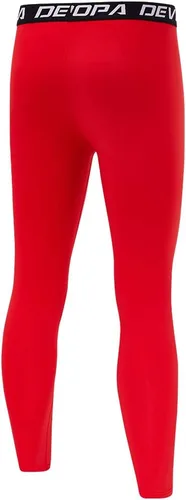 Miniatura 3 de DEVOROPA Leggings de compresión para niños y jóvenes, mallas deportivas con forro polar térmico