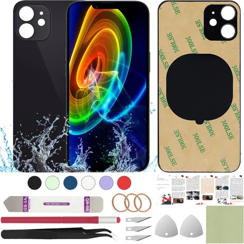 Miniatura 75 de Funda trasera de repuesto compatible con iPhone 8 de 4.7" + Herramientas profesionales (Gris espacial)