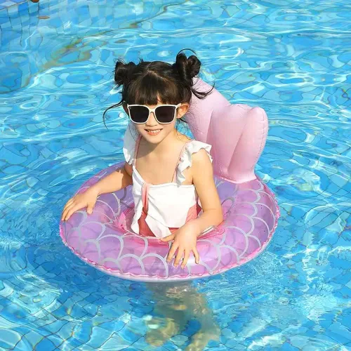 Miniatura 5 de Nuevos flotadores de piscina para bebés de UMBWORLD para niños pequeños de 8 a 48 meses, hasta 44lb, anillo de natación inflable con asiento