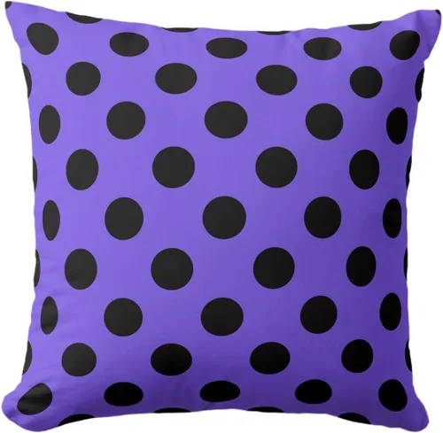 Miniatura 22 de Fundas de almohada de lunares negros sobre beige de 16 x 16 pulgadas, fundas de almohada decorativas rústicas y cuadradas para decoración del sofá