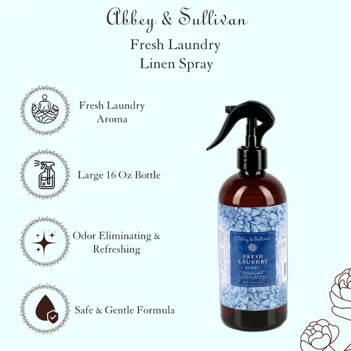 Miniatura 5 de Abbey & Sullivan Spray de lino, ropa fresca, 16 oz.