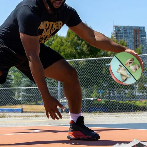 Miniatura 5 de Baloncesto con foto personalizada, pelota de fútbol urbano de piel sintética personalizada, tamaño oficial 7 y 5, para interiores y exteriores