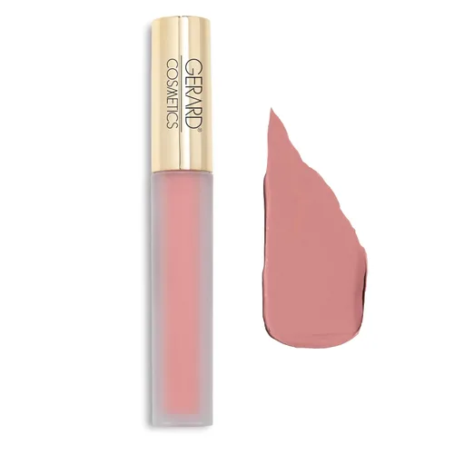 Gerard Cosmetics HydraMatte Lápiz labial líquido Skinny Dip, color rosa nude mate, de larga duración y no se seca, color de labios súper pigmentado