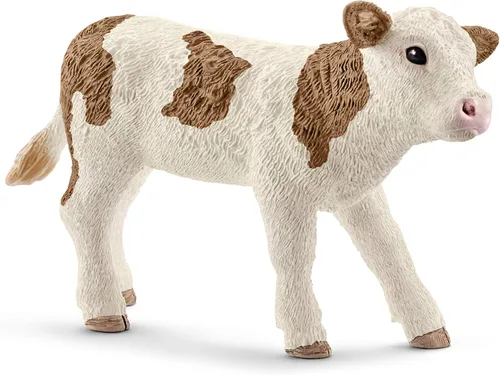 Miniatura 18 de Schleich Farm World - Juego de 7 piezas de animales de granja con juguetes de perro, gato, cerdo, cabra, gallo, caballo bebé y vaca - Figuras