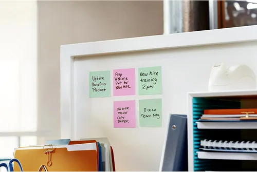 Miniatura 12 de Post-it Notas súper adhesivas, 5 blocs de notas adhesivas, 3 x 3 pulgadas, suministros escolares, productos de oficina, notas adhesivas para Menta
