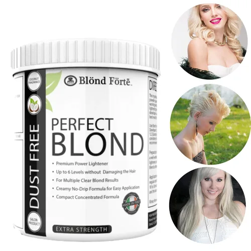 Miniatura 2 de Tina de 1.1 libra (17.6 onzas) Perfect Blond Extra Strength Professional Tinte para el cabello decolorante para el cabello - Hecho en Italia