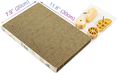 Miniatura 2 de Poste rascador para gato para jaula 30X20CM, jaula montado en la pared gato Rascador, Rascador de cartón, SCR-30X20CM-3.3CM