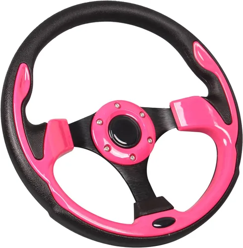 Miniatura 12 de Volante Universal para Club Car DS y Precedent con Marco de Aluminio Negro Adecuado para Carrito de Golf EZGO RXV & TXT, Yamaha..