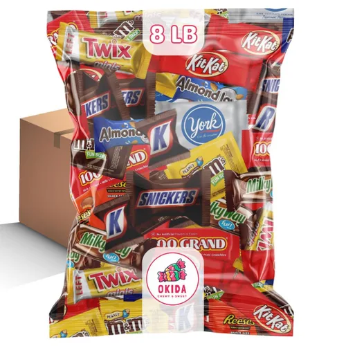 Miniatura 2 de Paquete surtido de chocolates surtidos – Surtido de chocolate para fiestas envueltos individualmente (4 libras)