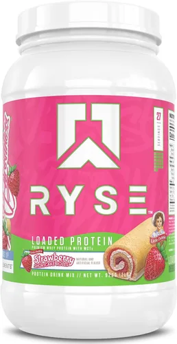 Miniatura 25 de Ryse - Proteína en polvo cargada, 0.88 onzas de aislado y concentrado de proteína de suero de leche, fibra prebiótica y MCT, baja en carbohidratos