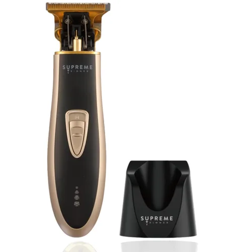 Miniatura 12 de Supreme Trimmer T Shaper - Recortador silencioso inalámbrico para barba y cabello para hombres 120 minutos de duración, bajo ruido, cuchilla DLC