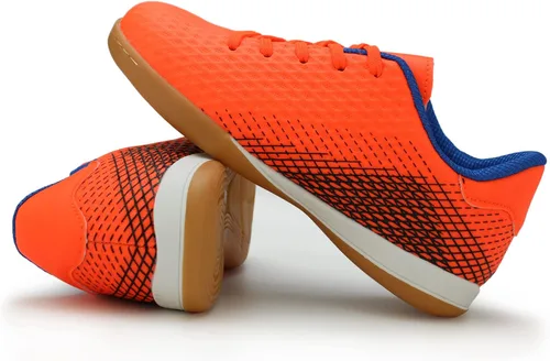 Miniatura 6 de Hawkwell Tacos deportivos unisex con cordones para niños y niñas zapatos de fútbol para entrenamiento de interiores niñoniño pequeñoniño grande