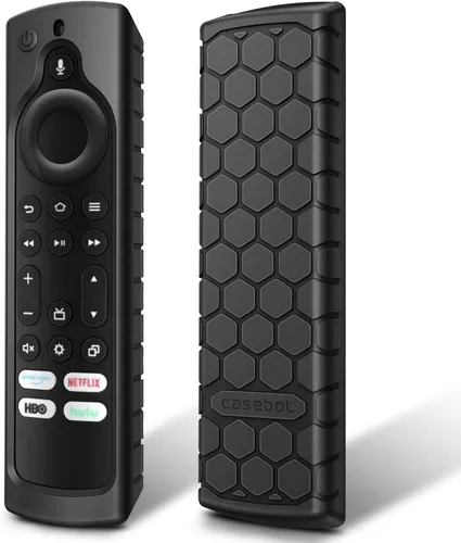 Fintie Funda de silicona para Fire TV Stick 4K Max (2ª generación)/Toshiba/Insignia/Pioneer/2-Series/4-Series/Omni Fire TV Remote – Antideslizante a