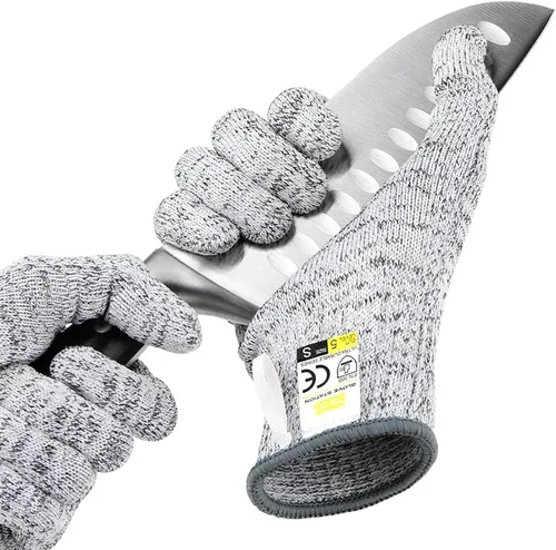Glove Station Guantes de corte ultra duraderos de la serie resistentes a los cortes, guantes de corte para chefs, barbacoa y cocina, protección de