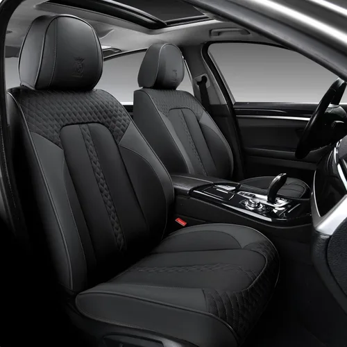Miniatura 13 de Doogo Fundas de asiento de automóvil, fundas de asiento delantero para automóviles, protector universal de asiento de automóvil, fundas de asiento