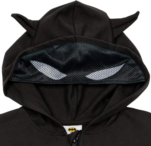 Miniatura 4 de DC Comics Justice League Batman - Sudadera con capucha para niños pequeños a grandes, Metálico